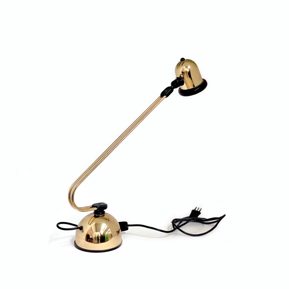 Table desk lamp vintage gold brass