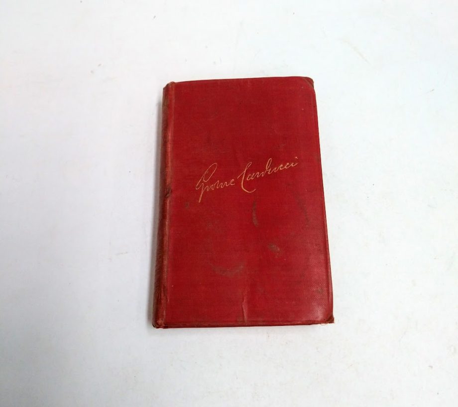 Giosuè Carducci POESIE SCELTE Zanichelli 1958 - Terza edizione