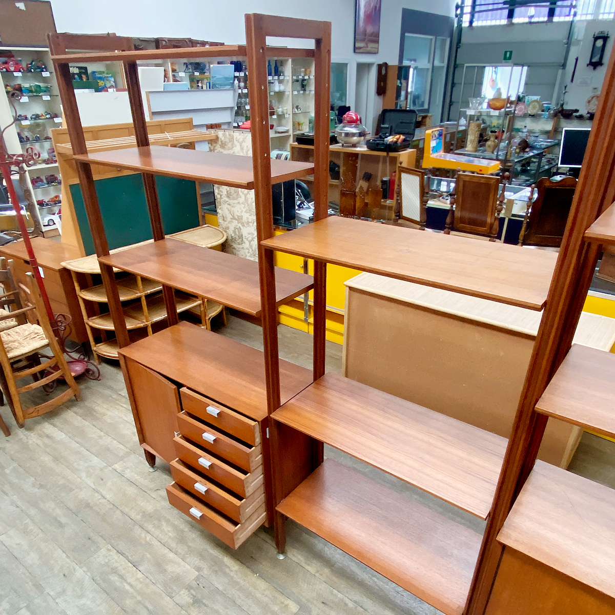 Officina68 - Libreria Modulare Teak Anni '60