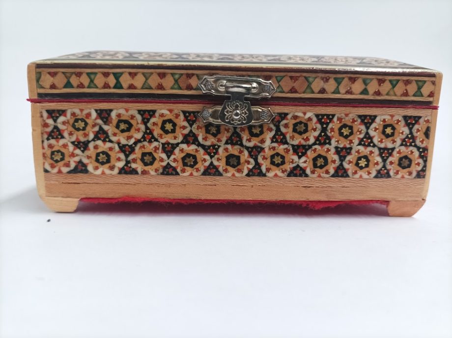 Scatola in Legno Portagioie Dipinto a Mano