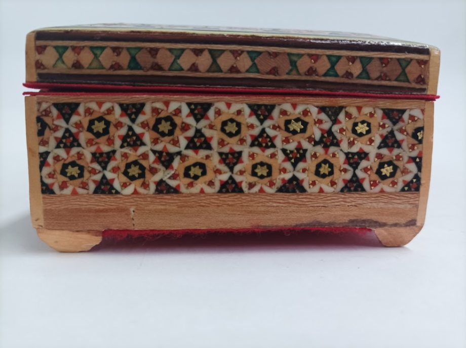 Scatola in Legno Portagioie Dipinto a Mano