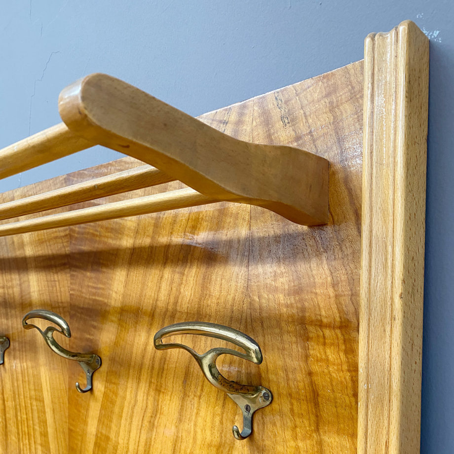 Appendiabiti clothes hangers moderno in legno modernariato