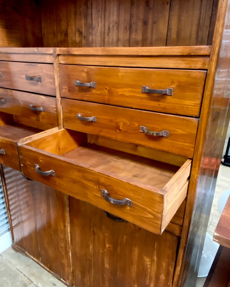 credenza sideboard ristorante restaurant antique wood modernariato