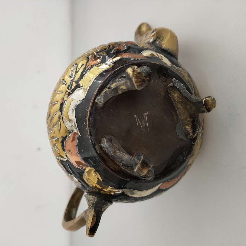 Teiera marocchina in ottone argentato realizzata a mano a Fes – Fatto da  Samira