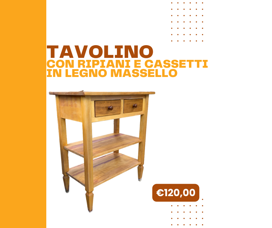 YESHOMY Round Coffee Table Tavolino Rotondo per Soggiorno, in Legno massello, portaoggetti a 2 Ripiani, Design a Cerchio Centrale, 80 x 80 x 45 cm, Colore: caffè, Espresso