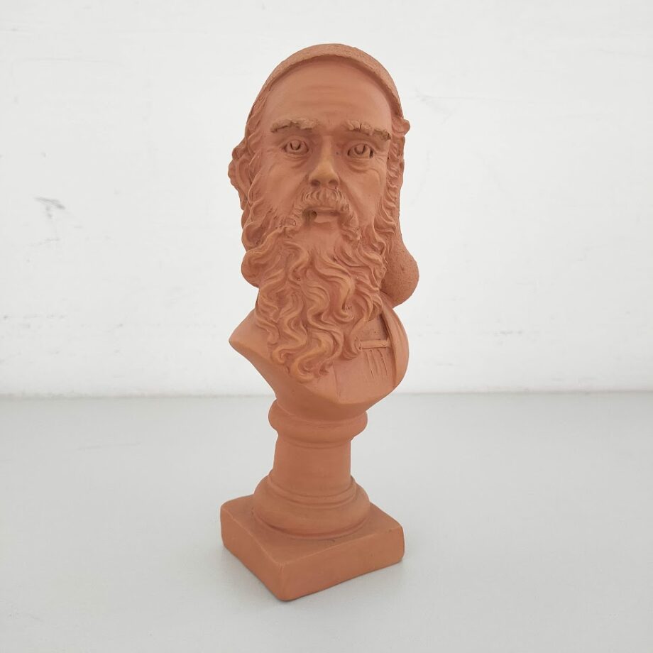 Busto Gnomo Terracotta/Argilla Fatta a Mano Anni '60