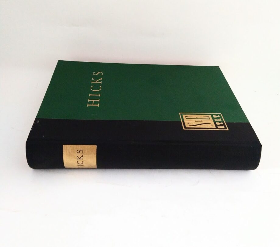 libro Hicks Richard John Valore e capitale 1954