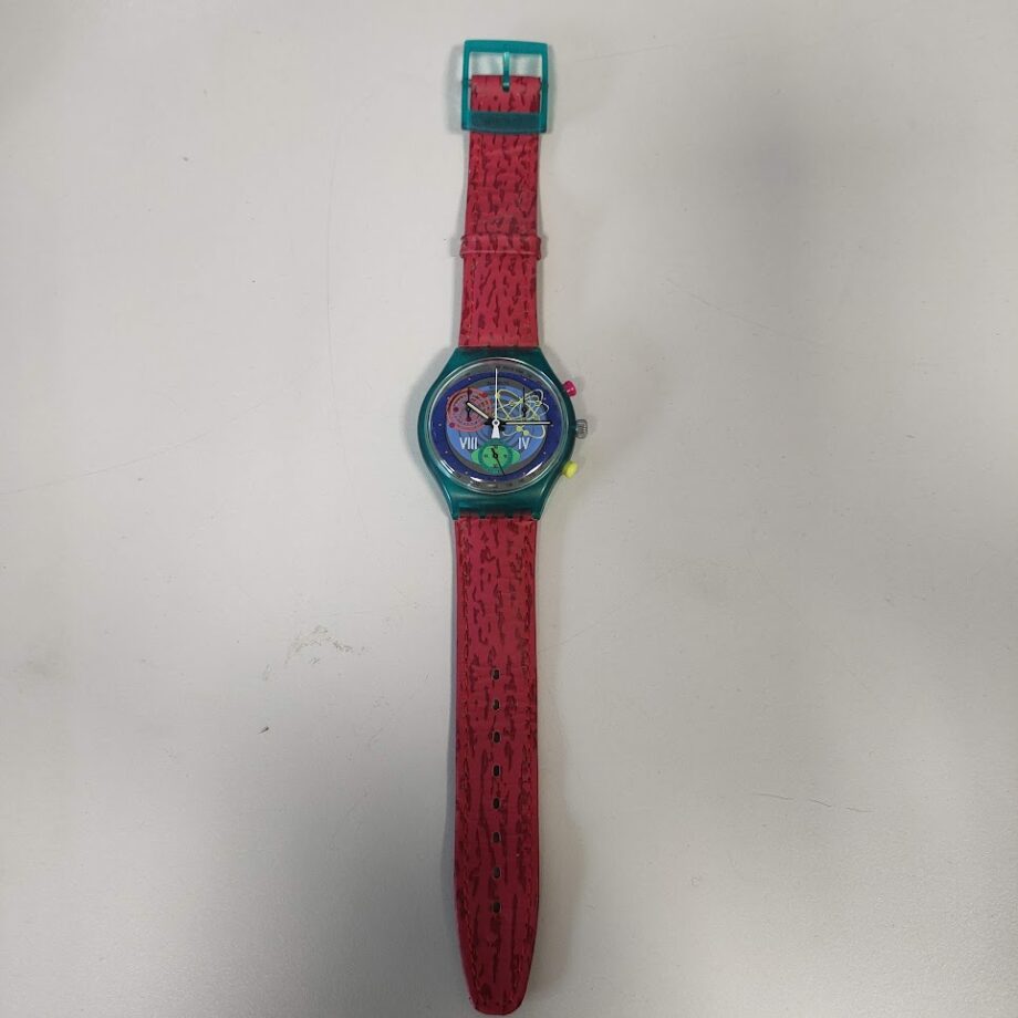 Orologio da Polso Swatch Chrono Rosa SCL 103 1993