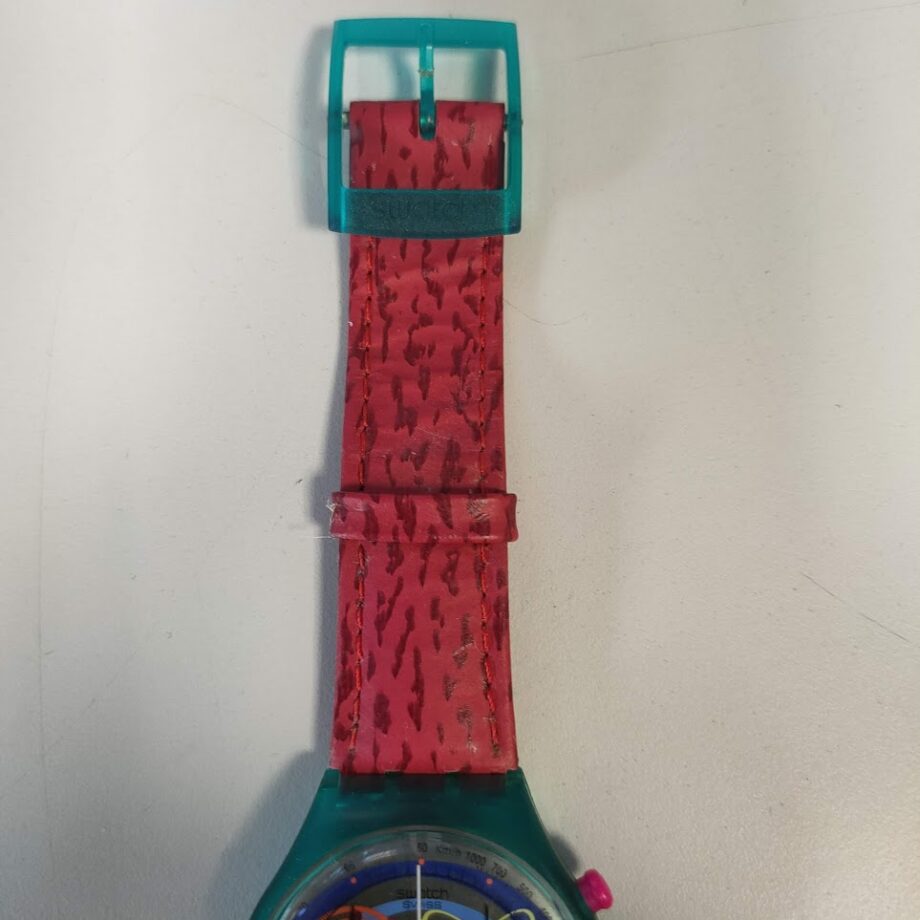Orologio da Polso Swatch Chrono Rosa SCL 103 1993