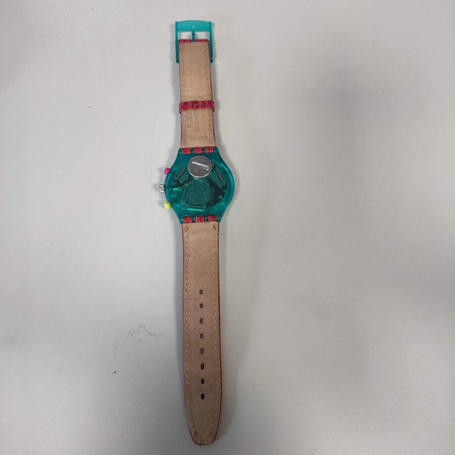 Orologio da Polso Swatch Chrono Rosa SCL 103 1993