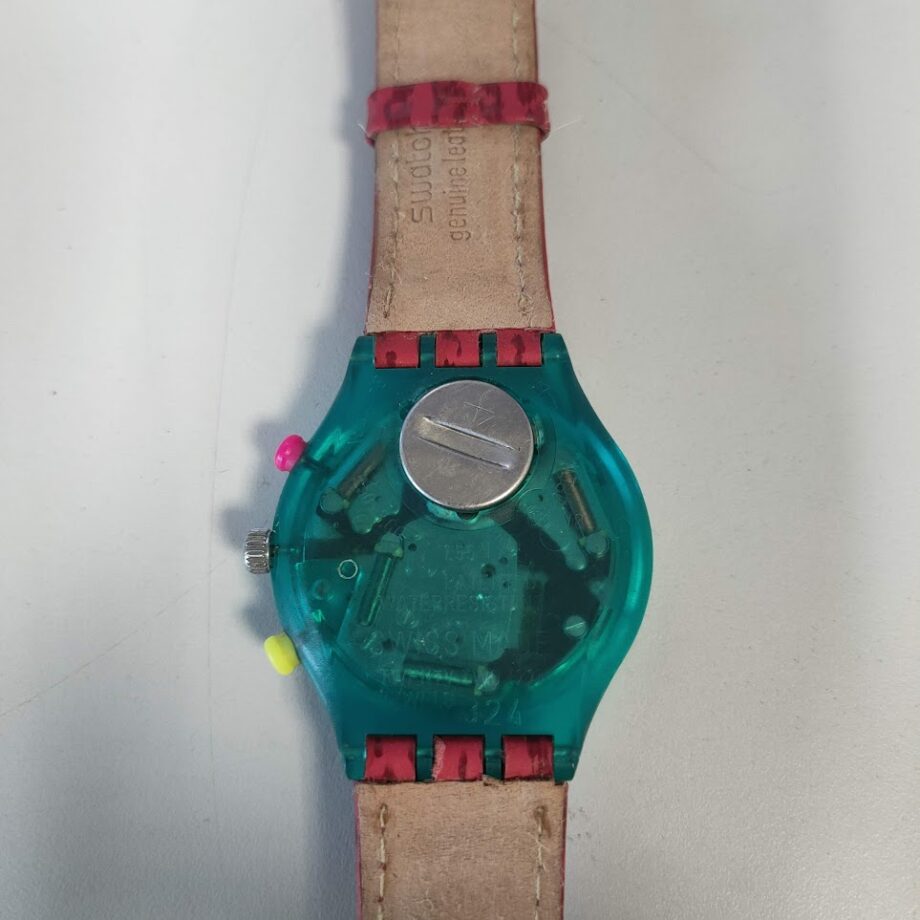 Orologio da Polso Swatch Chrono Rosa SCL 103 1993