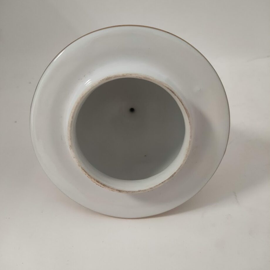 Vaso Contenitore in Porcellana Vintage Anni '50 Bavaria con Dettagli Dorati