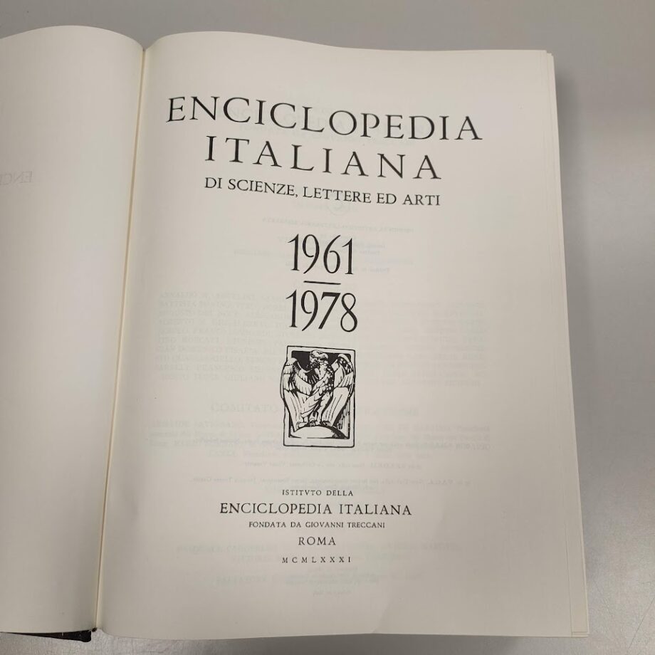 Enciclopedia Italiana 1961-1978 Treccani IV Volume