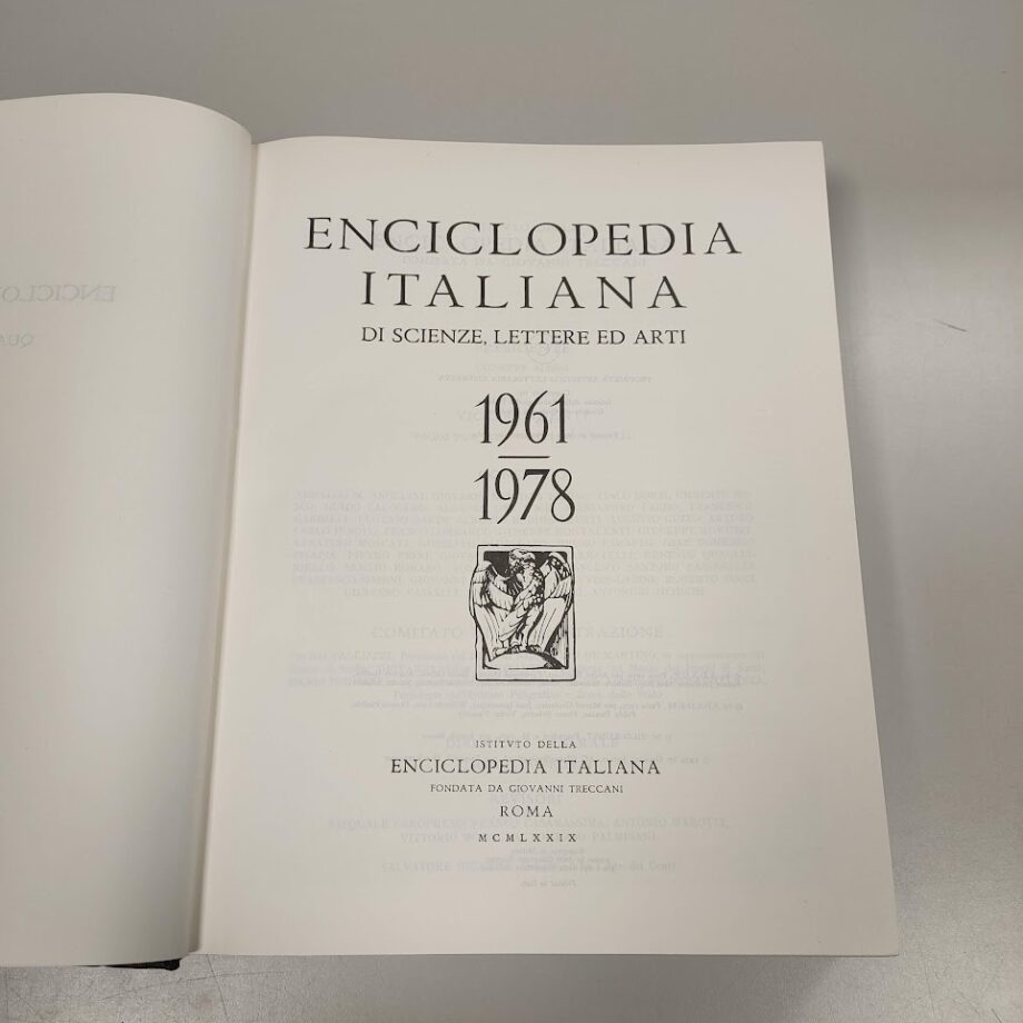 Enciclopedia Italiana 1961-1978 Treccani IV Volume