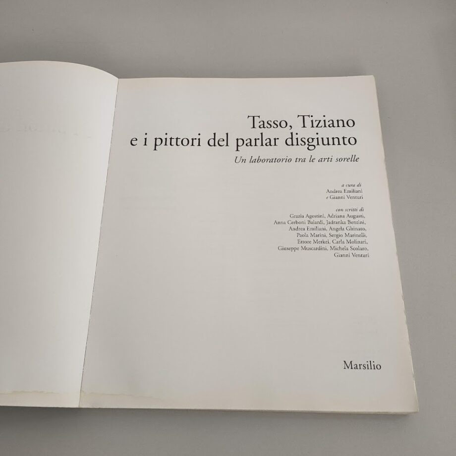 Libro tasso, Tiziano e i Pittori del Parlar Disgiunto 1997