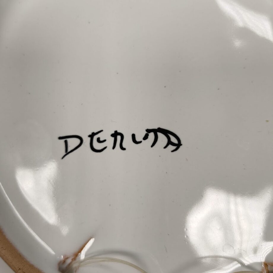 Piatto Decorativo "Deruta" Decorato e Lavorato a mano Vintage Anni '70