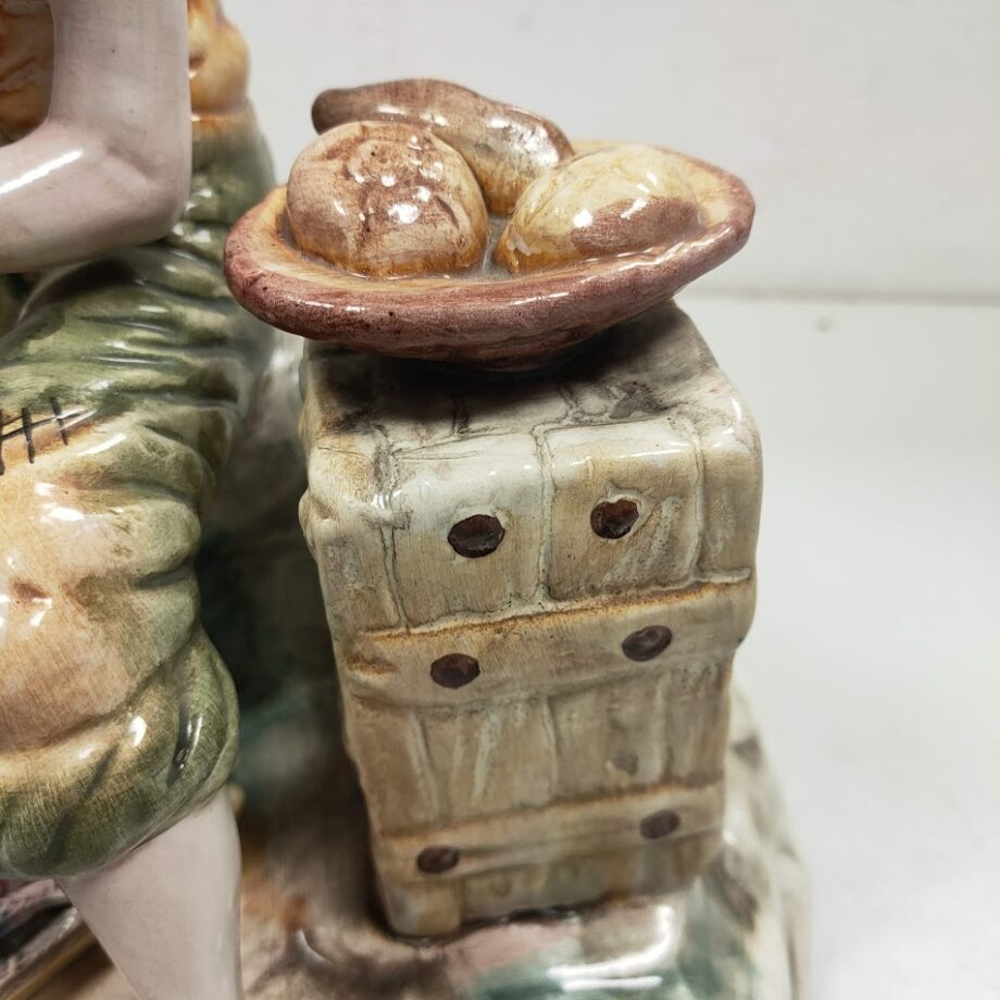 Statuetta in Porcellana Stile Capodimonte Lavorata a Mano