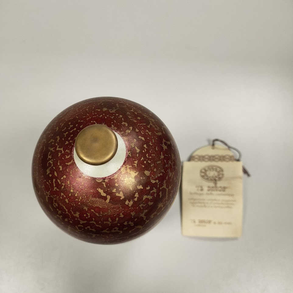 Urna Decorativa in Maiolica Dipinta a Mano "il Borgo ARS Canusina" Vintage Anni '80