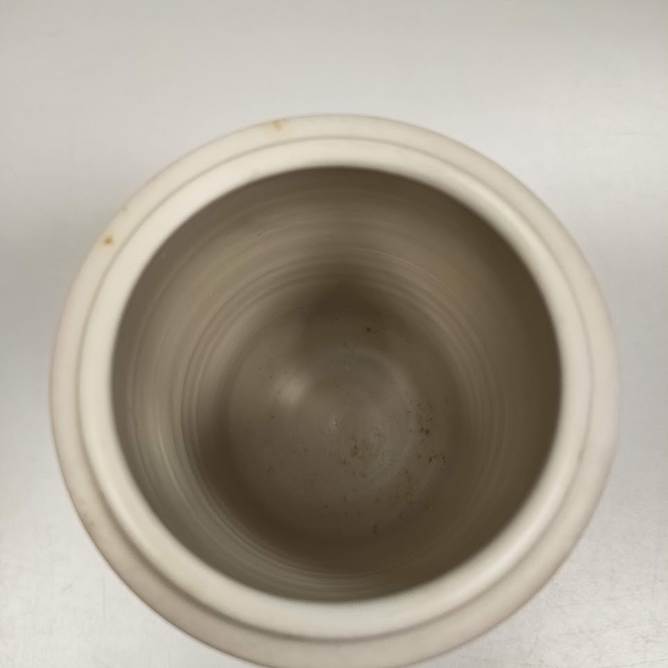 Urna Decorativa in Maiolica Dipinta a Mano "il Borgo ARS Canusina" Vintage Anni '80