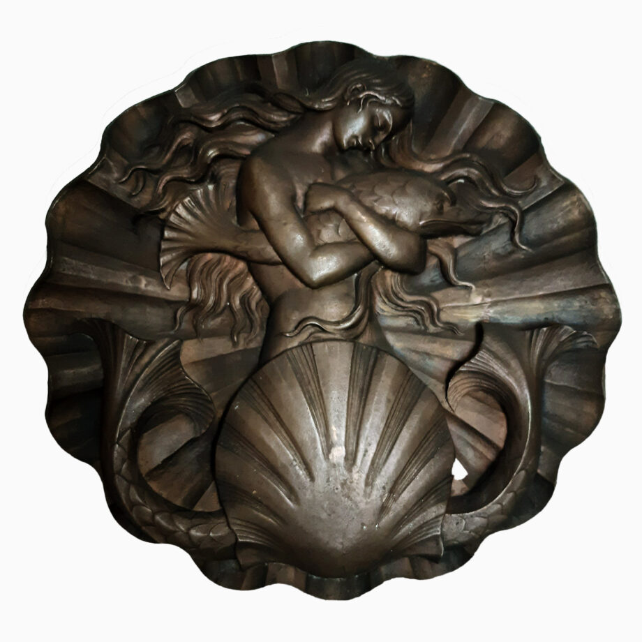 Scultura in bronzo Bassorilievo