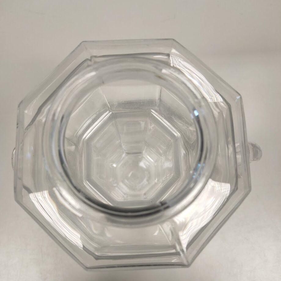 Caraffa in Vetro con Portaghiaccio Centrale Vintage Anni'80