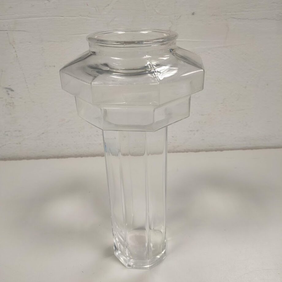 Caraffa in Vetro con Portaghiaccio Centrale Vintage Anni'80