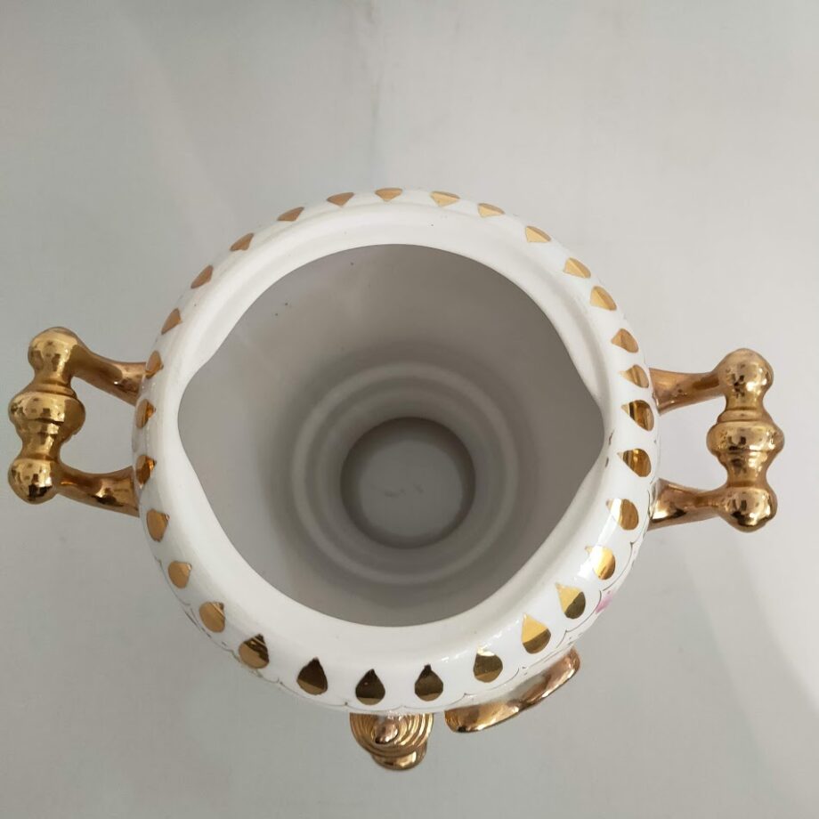 "GZHEL Samovar" in Porcellana Russa Vintage Metà Anni'50