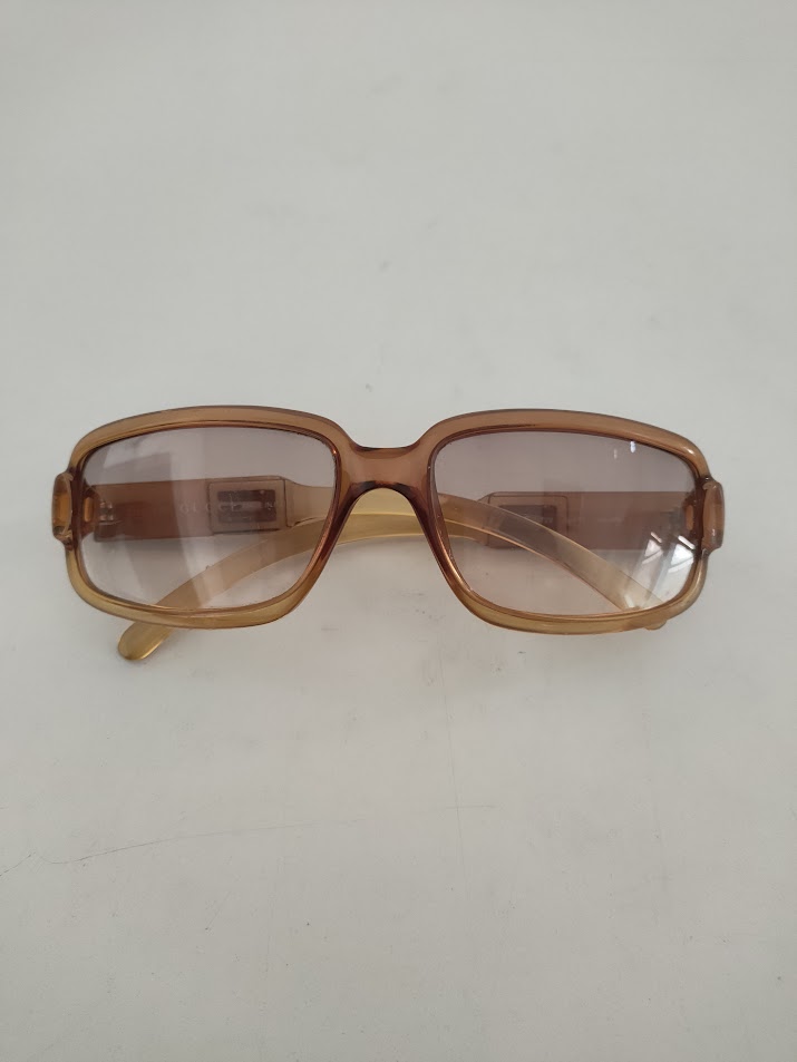 Occhiali Sole Colore Ambra Gucci GG 2475/S Anni '90