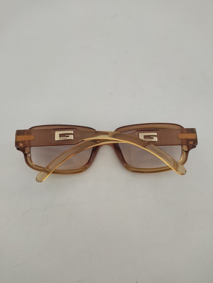 Occhiali Sole Colore Ambra Gucci GG 2475/S Anni '90