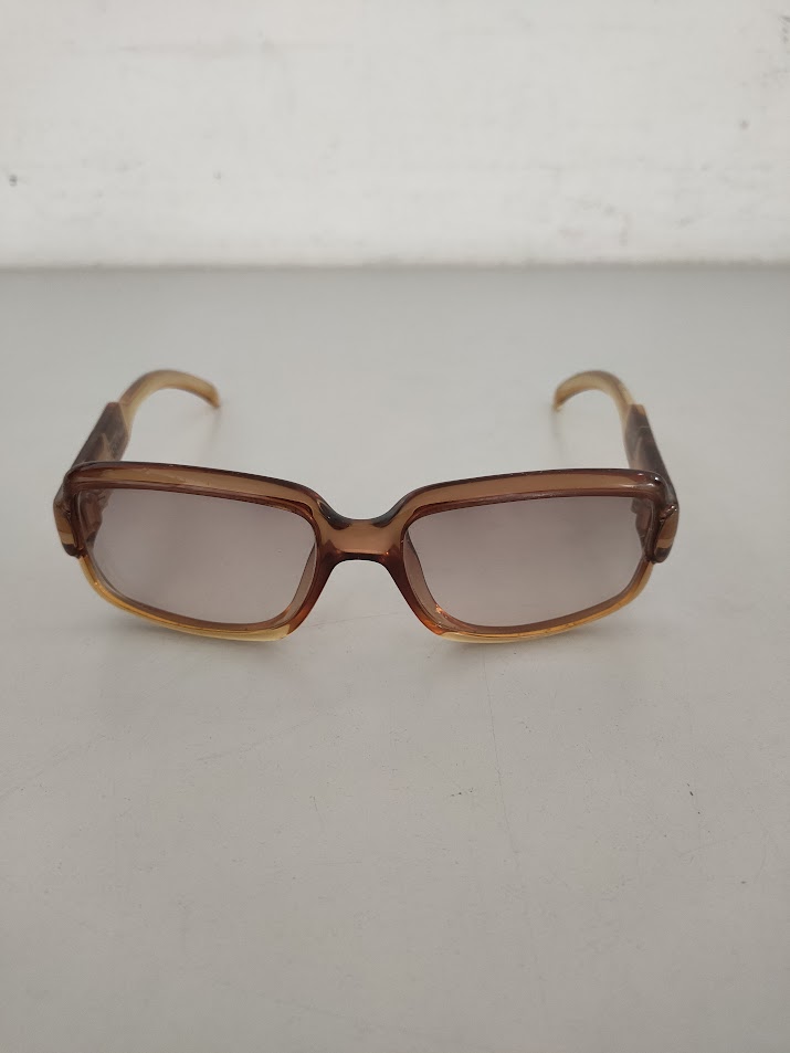 Occhiali Sole Colore Ambra Gucci GG 2475/S Anni '90