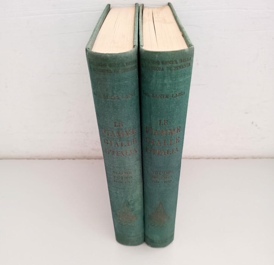 Libro Le fiamme gialle d'Italia Vol. I e II Luigi Alfieri 1930