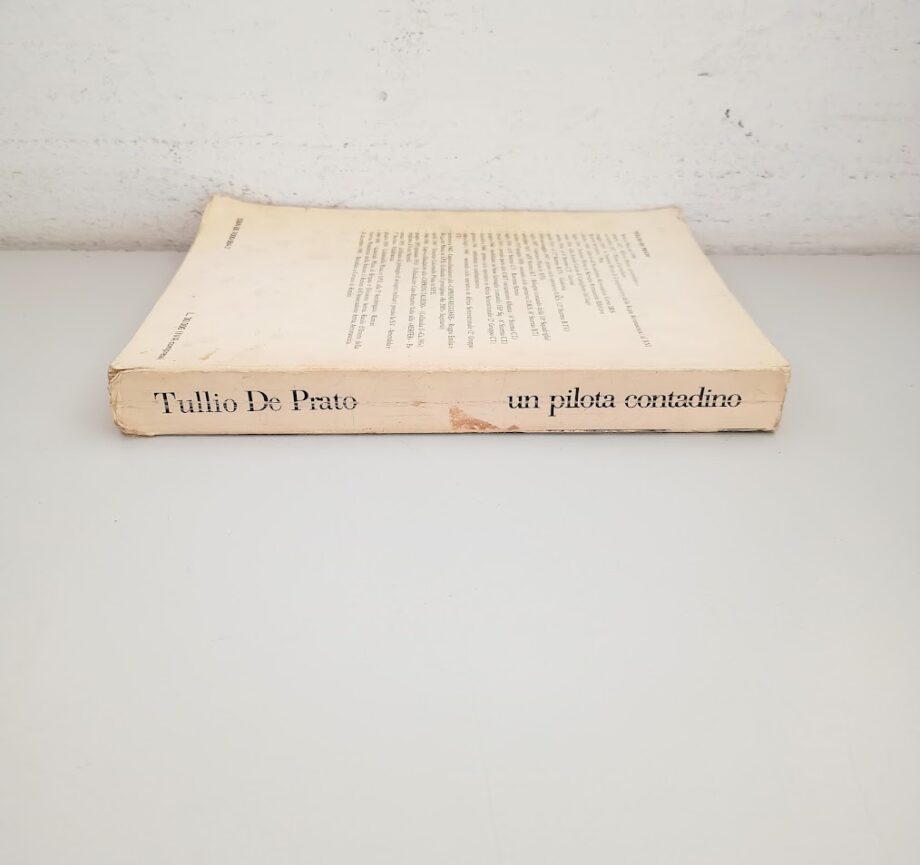 Libro Tullio De Prato Un pilota contadino