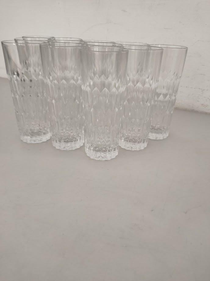 Bicchieri Tipo Tumbler Forma e Disegno Anni '80