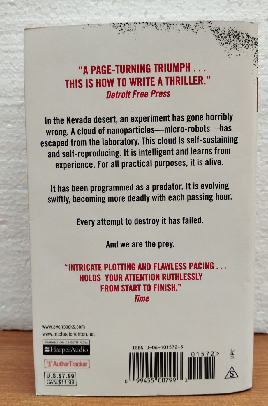 Libro Prey di Michael Crichton del 2003