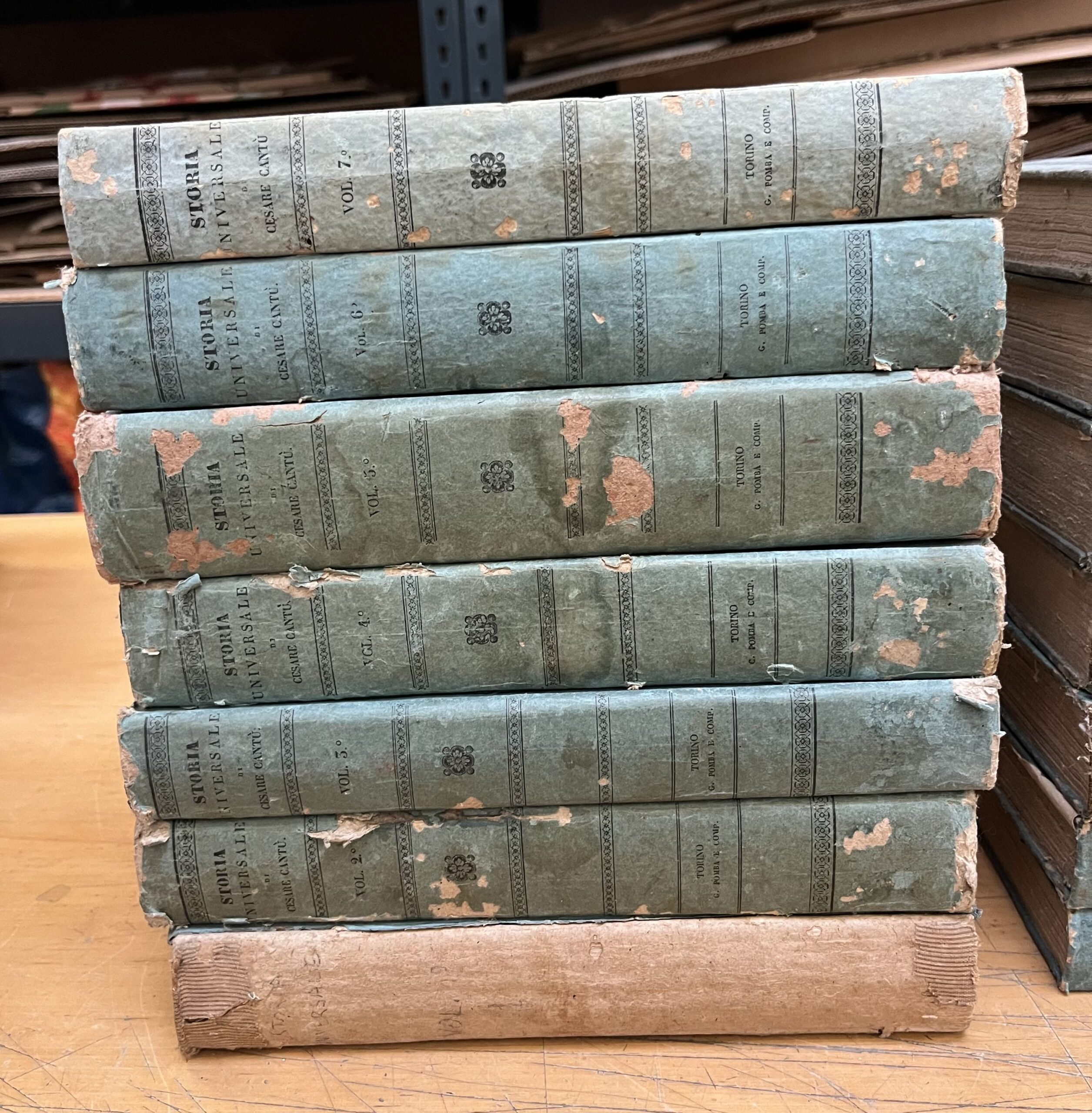 Enciclopedia Storia Universale 35 volumi di Cesare Cantù 1838