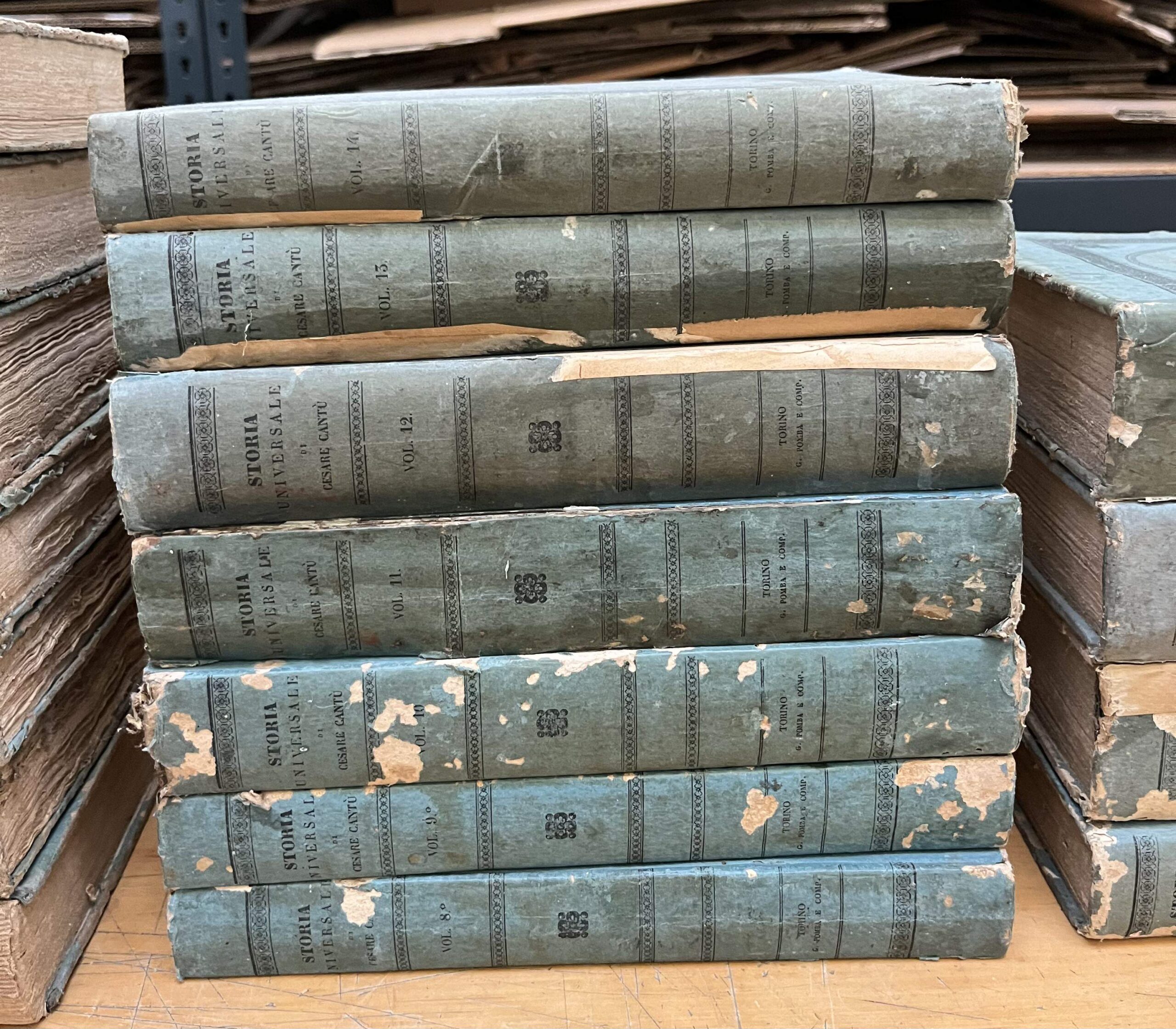 Enciclopedia Storia Universale 35 volumi di Cesare Cantù 1838