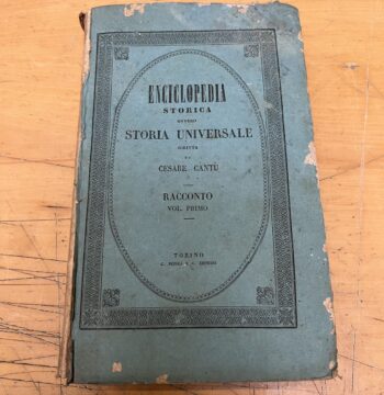 Enciclopedia Storia Universale 35 volumi di Cesare Cantù 1838