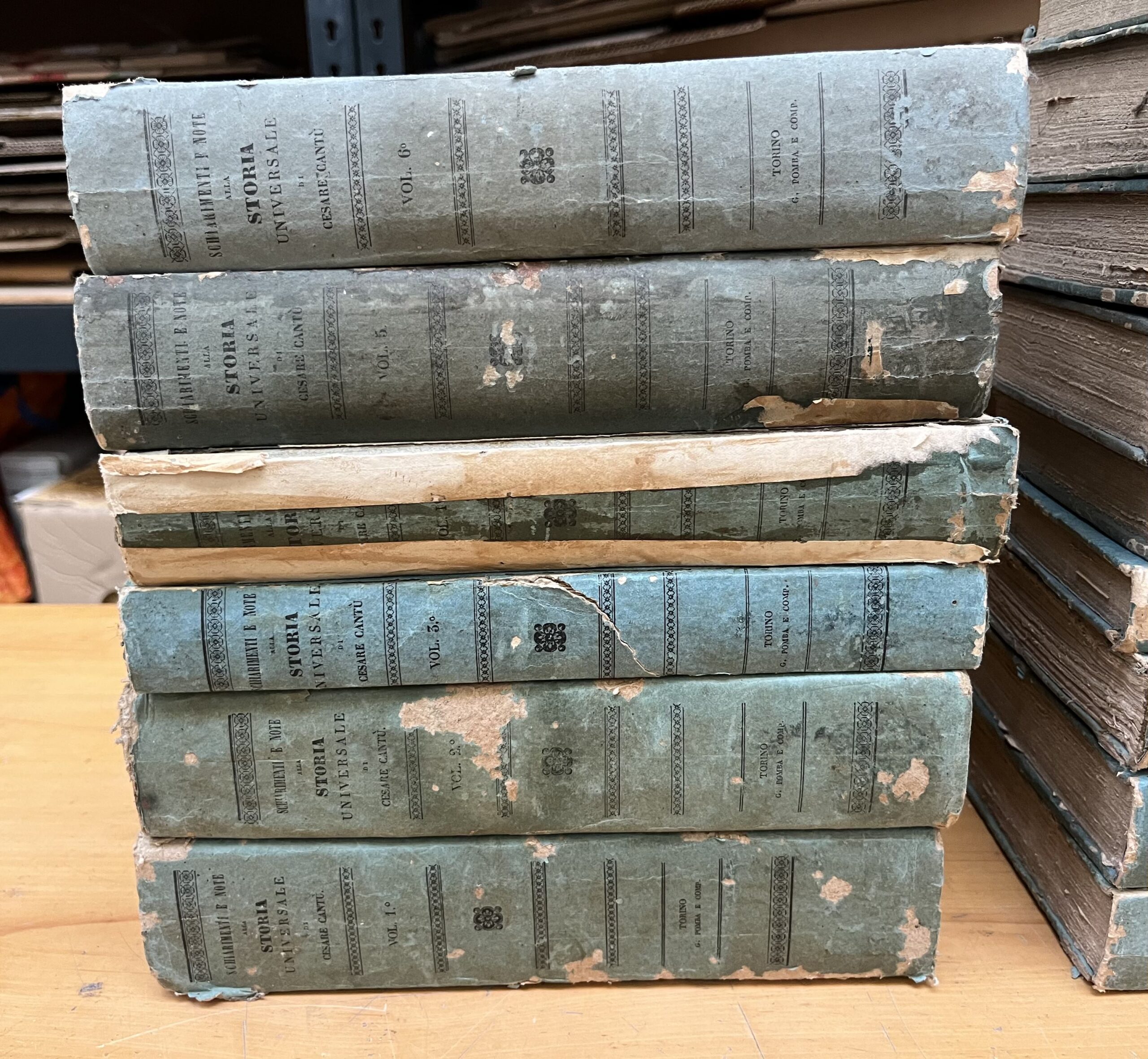 Enciclopedia Storia Universale 35 volumi di Cesare Cantù 1838