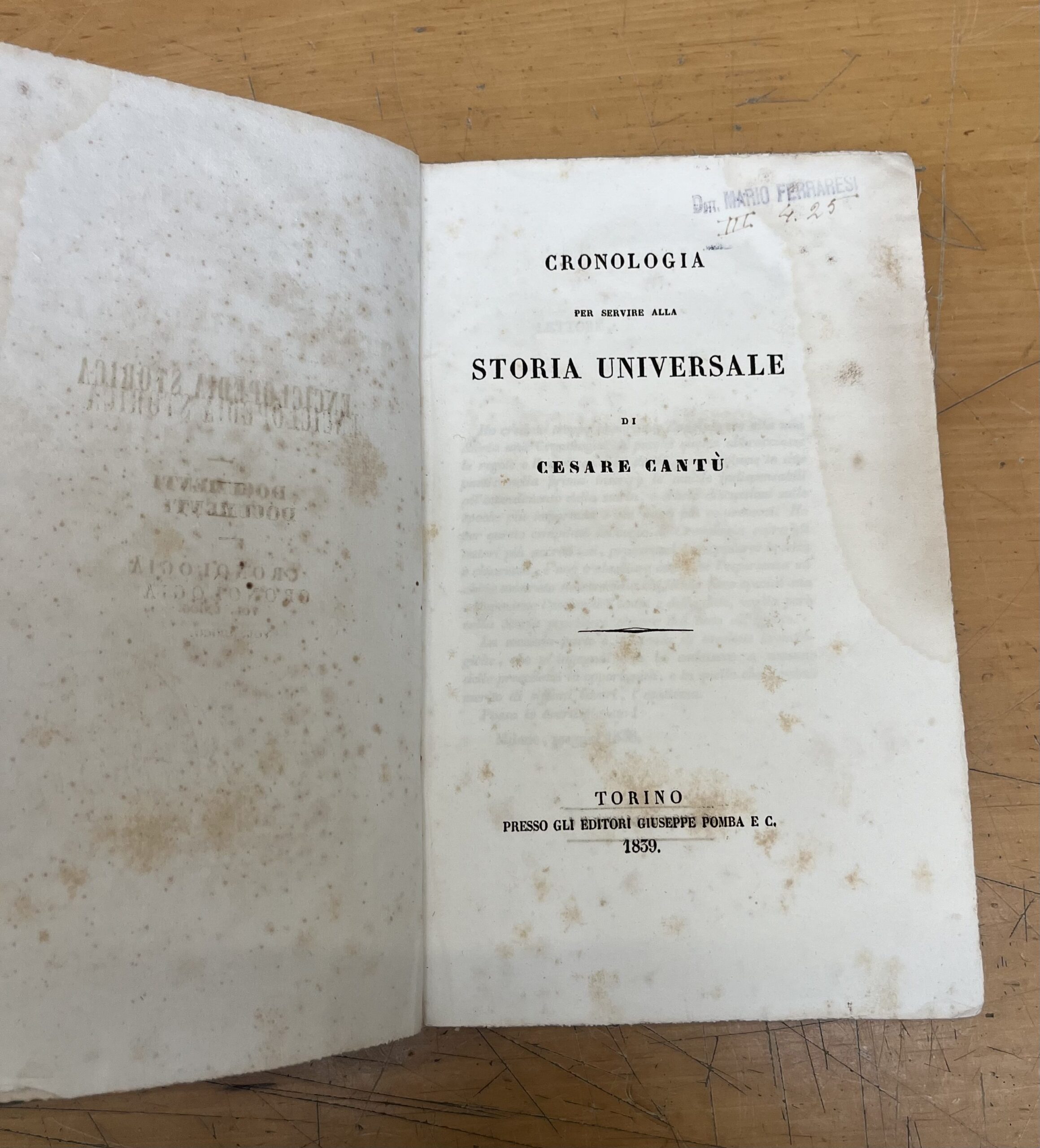 Enciclopedia Storia Universale 35 volumi di Cesare Cantù 1838