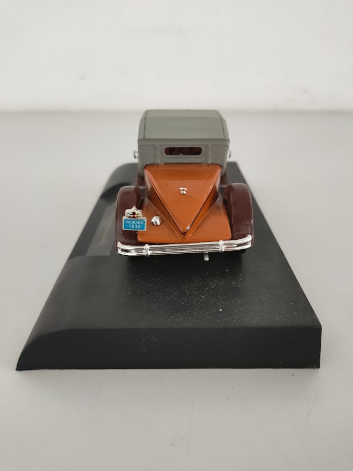 Modellino in Plastica, Metallo "Packard 1930" di Colore Marrone Vintage Ani '90