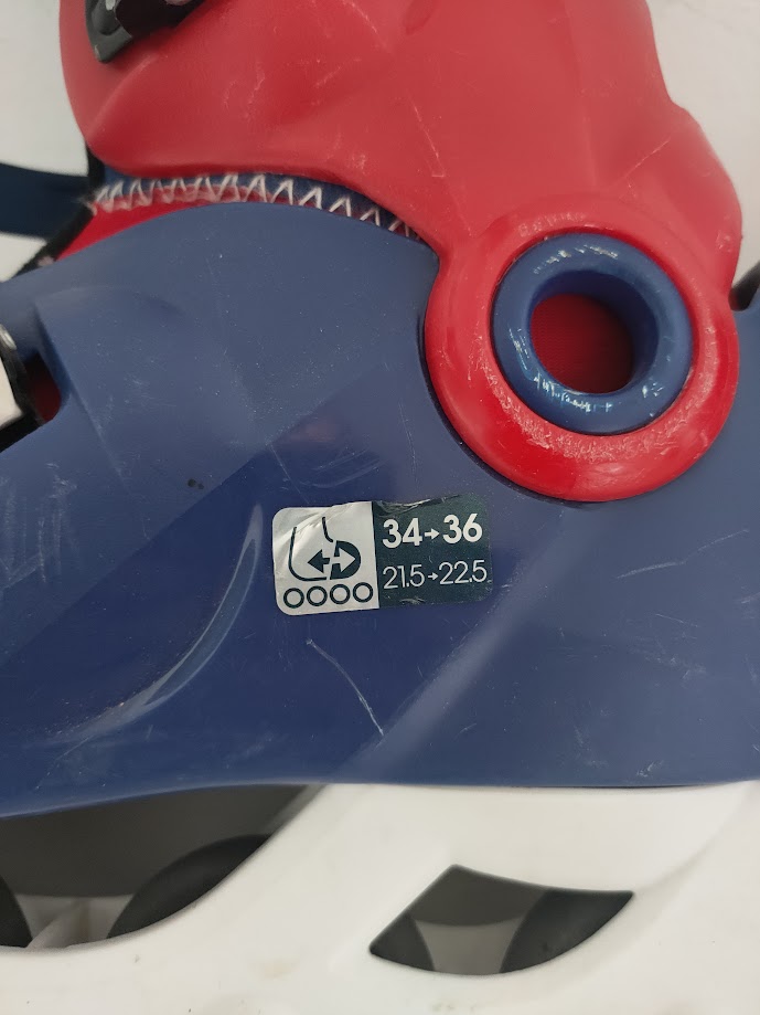 Pattini di Colore Blu/Rosso/Bianco 2000