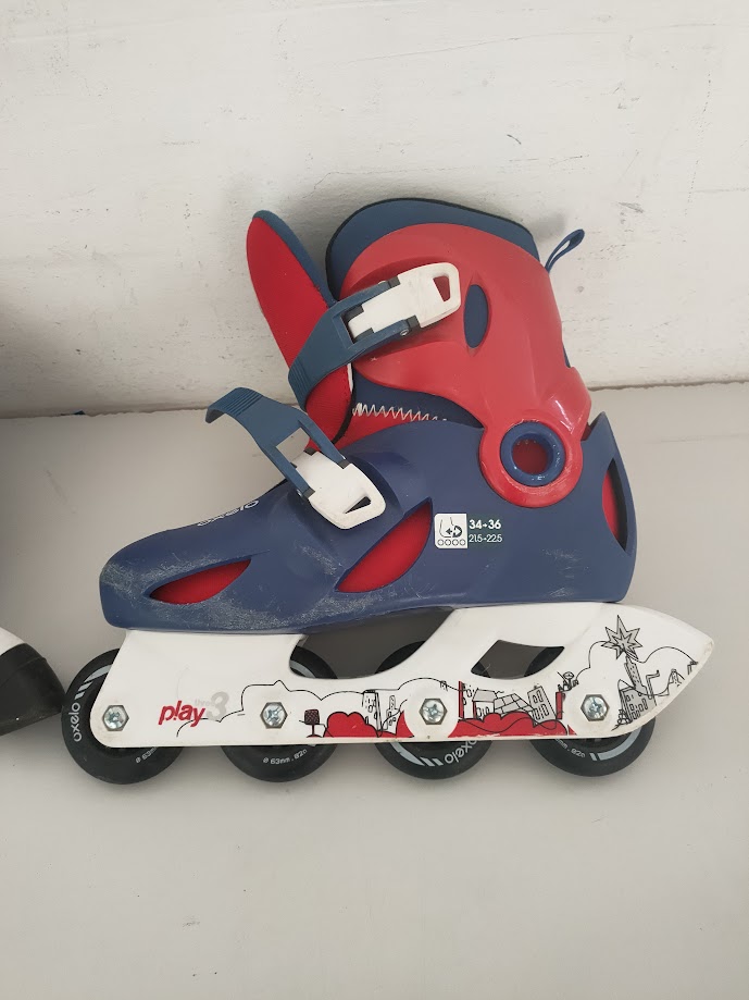 Pattini di Colore Blu/Rosso/Bianco 2000