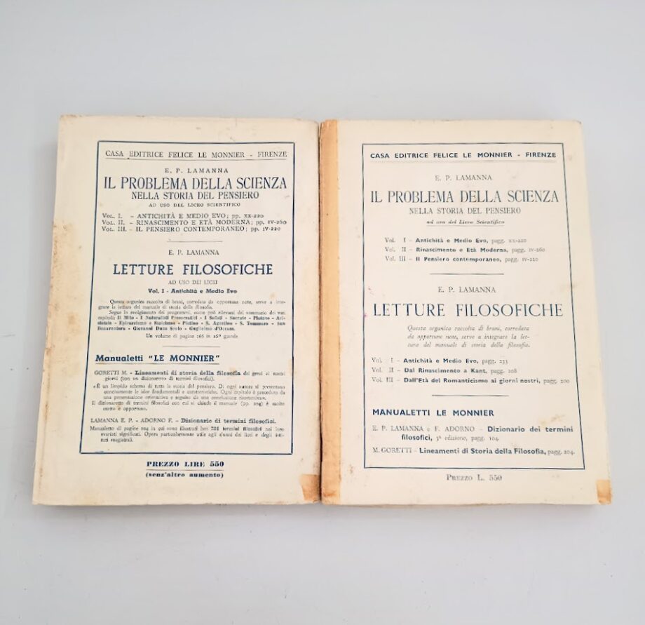 Libri Il problema della scienza Vol I-II