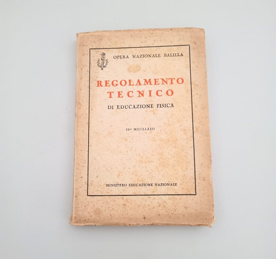 Libro Regolamento tecnico di educazione fisica