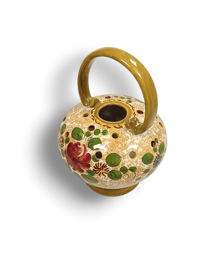 Profumatore in ceramica decorato e fatto a mano Gubbini