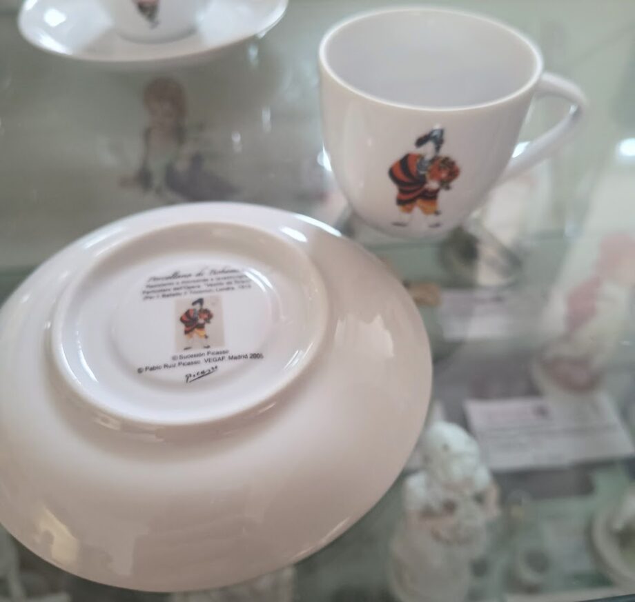 Set 4 tazzine Bohemia Edizione Picasso 2005