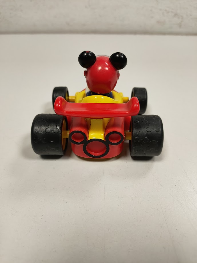 Macchina Giocattolo "Topolino F1" in Plastica Multicolore Vintage Anni '2000