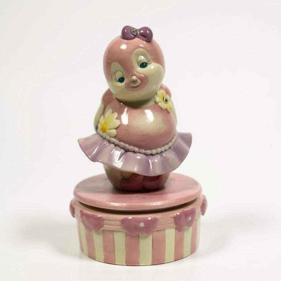 Carillon in Porcellana "Gianmarco Venturi" Raffigurante Ballerina Vintage Anni '80