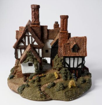 Miniatura in Ceramica di Cottage Inglese "Lilliput Collection" Shippinn Vintage Anni '80