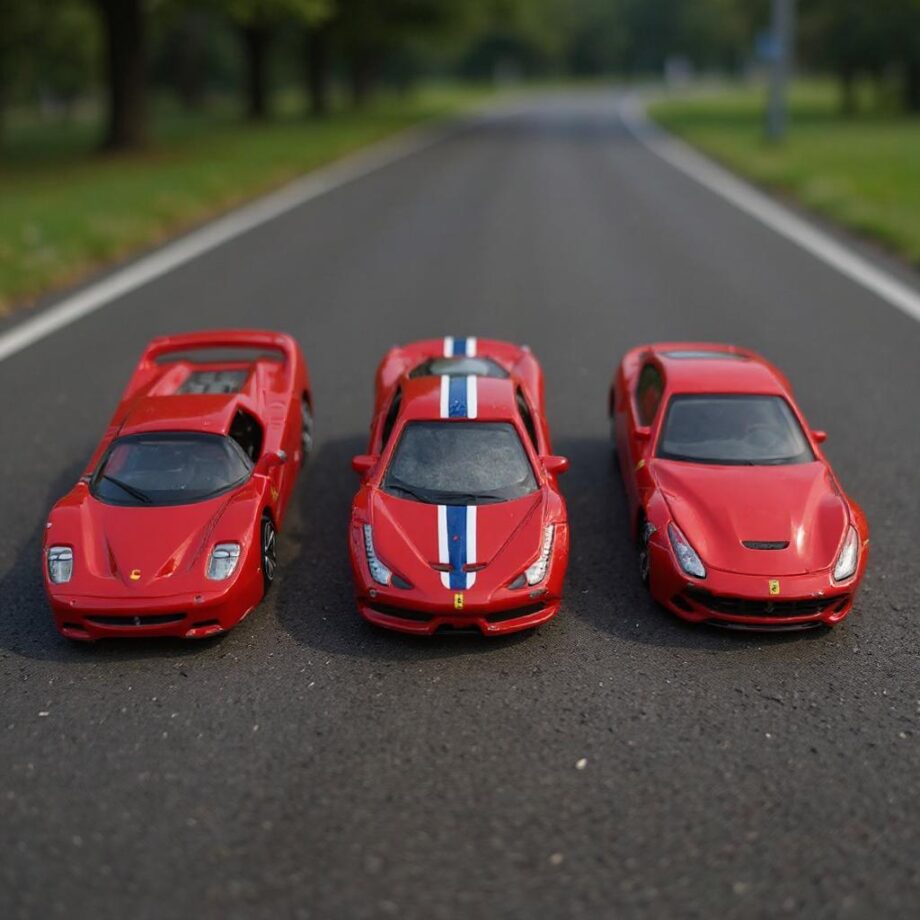Modellini Lotto 3 Ferrari Burago Scala 1:64 Anni 2000